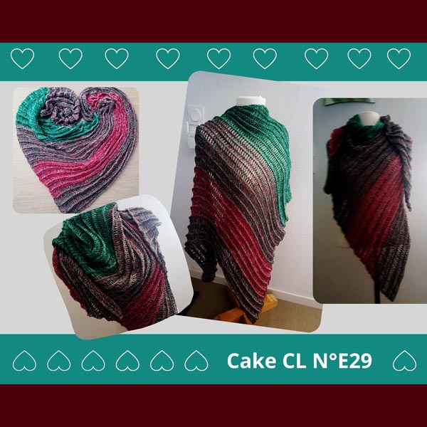 Produit Cake Pelote de laine ref: CL N°E29